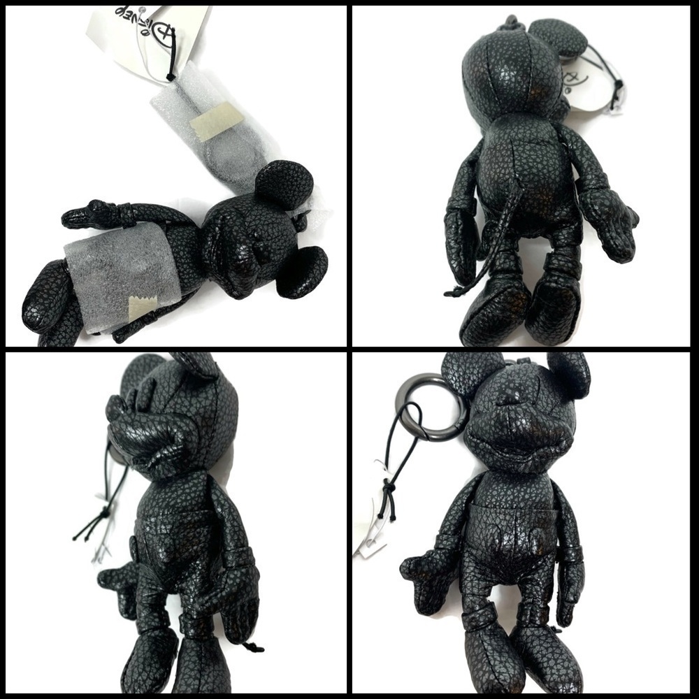 Coach Glovetanned Leather Mickey Doll Keychain NWT - Picture 6 of 7